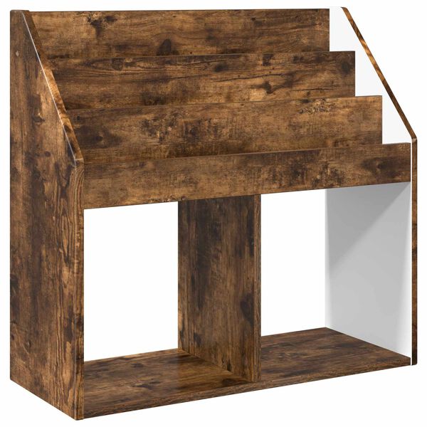 vidaXL B&ouml;rnin b&oacute;kask&aacute;pur Rau&eth;-eik 72,5 x 29,5 x 69 cm Samsettur vi&eth;ur