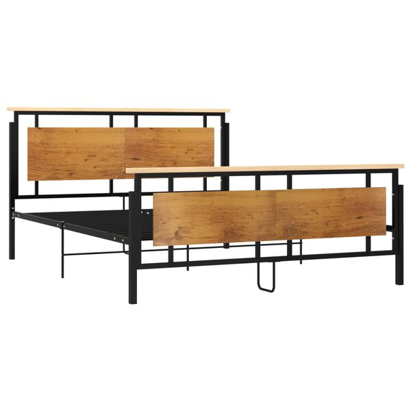 vidaXL R&uacute;mgrind &aacute;n D&yacute;nu 160x200 cm M&aacute;lmur