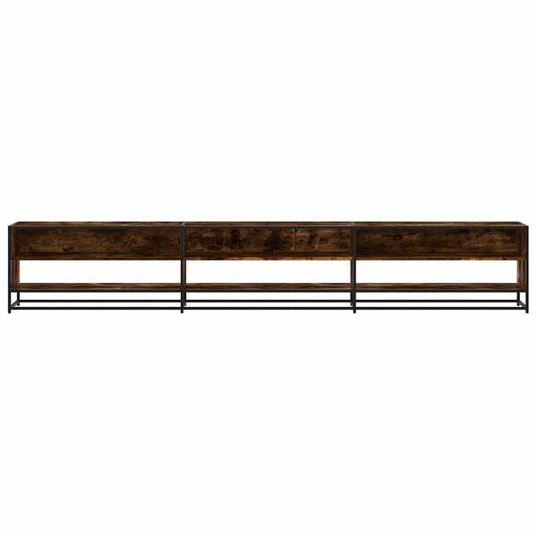 vidaXL Sj&oacute;nvarpssk&aacute;pur Reyklitu&eth; Eik 270x40x46 cm Samsettur Vi&eth;ur