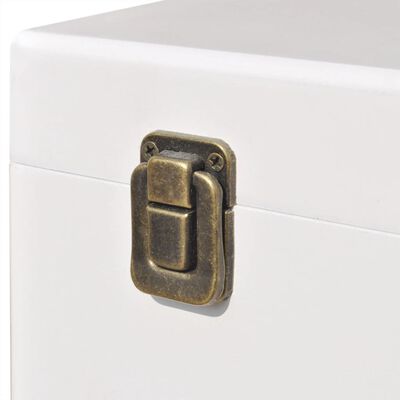 243167 vidaXL Side Cabinet 40x30x57 cm White