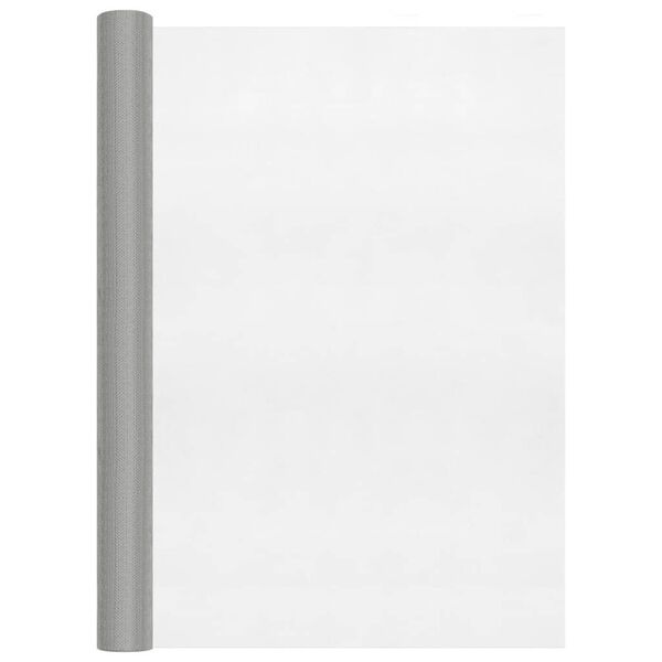 vidaXL Netskjár Ryðfrítt Stál 80x500 cm Silfurlitaður