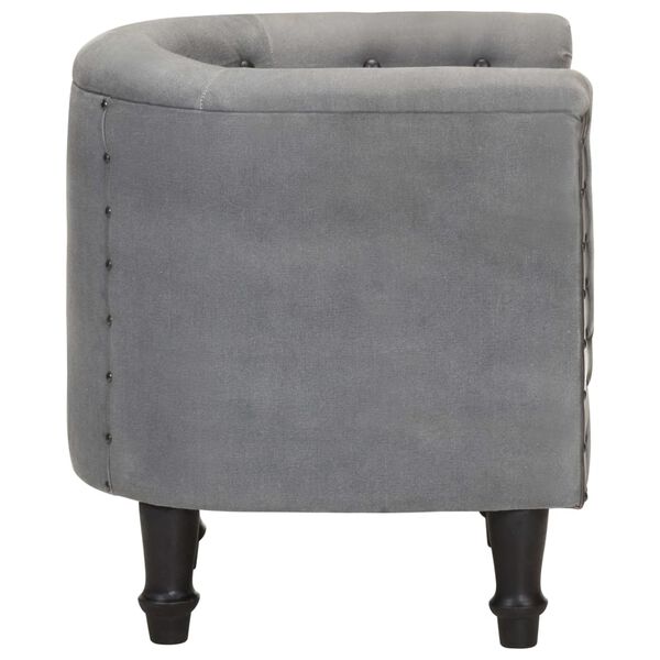 vidaXL H&aelig;gindast&oacute;ll Svartur Ekta Le&eth;ur og Gegnheill Mang&oacute;vi&eth;ur