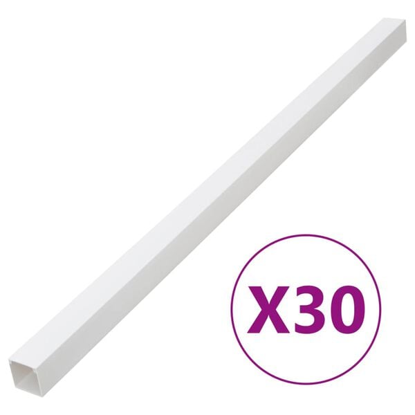 vidaXL Kapalstokkar 40x40 mm 30 m PVC