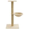 vidaXL Cat Tree me&eth; Sisal Scratching Post kremi 74 cm