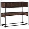 vidaXL Console Bor&eth; Br&uacute;n Eik 90x35x80 cm Engineered Wood