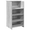 vidaXL m&oacute;tt&ouml;kubor&eth; Gr&aacute;tt Sonoma 55x50x103,5 cm Hanna&eth;ur vi&eth;ur