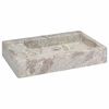 vidaXL Vaskur Gr&aacute;r 58x39x10 cm Marmara&aacute;fer&eth;