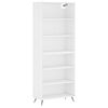 vidaXL H&aacute;r Sk&aacute;pur Hv&iacute;tur 69,5x32,5x180 cm Samsettur Vi&eth;ur
