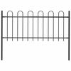 vidaXL Gar&eth;gir&eth;ing BOXTEL me&eth; St&aacute;lgrind 181x80 cm Sv&ouml;rt