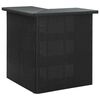 vidaXL Hornbarbor&eth; Svart 100x50x105 cm P&oacute;l&yacute;rattan