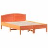 vidaXL R&uacute;mgrind &aacute;n D&yacute;nu Vaxbr&uacute;nn 140x190 cm Gegnheil Fura