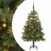 vidaXL Gervi g&aacute;mur j&oacute;latr&eacute; me&eth; hnetum Gr&aelig;nn 150 cm PVC, PE og m&aacute;lmur