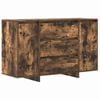 vidaXL Vi&eth;beinteyfla Rau&eth;-eik 120 x 41 x 75 cm Samsettur vi&eth;ur