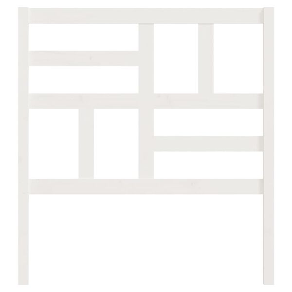 vidaXL H&ouml;f&eth;agafl fyrir R&uacute;m Hv&iacute;tur 96x4x104 cm Gegnheil Fura