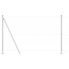 vidaXL Girðingarpóstur Silfur 100 x 1,4 m (50 mm net) Stál