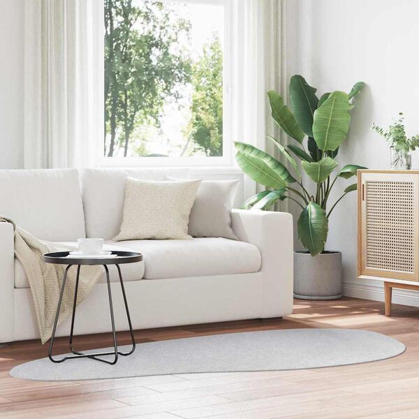 vidaXL Sv&aelig;&eth;isteppi HUARTE Gr&aacute;r 100 x 200 cm P&oacute;l&yacute;ester