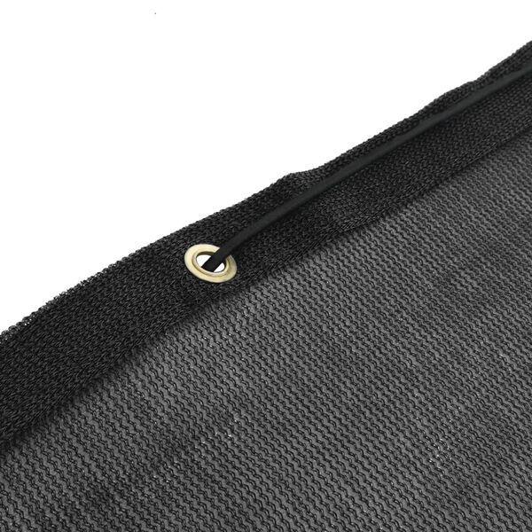 vidaXL Kerrunet HDPE 1,5 x 2,2 m Svart