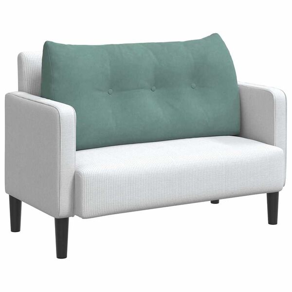 vidaXL Bakp&uacute;&eth;i Sj&oacute;gr&aelig;nn 100 x 24 x 50 cm Flauel