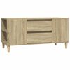 vidaXL Sj&oacute;nvarpssk&aacute;pur Sonoma Eik 102x44,5x50 cm Samsettur Vi&eth;ur