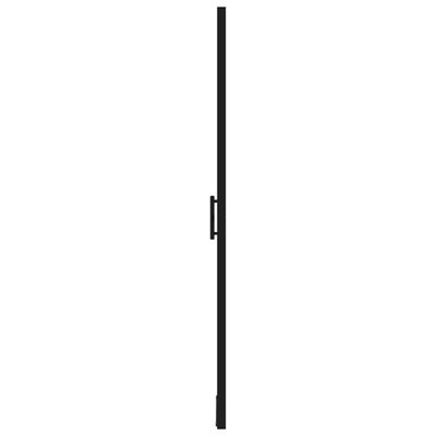 148888 vidaXL Shower Door Tempered Glass 91x195 cm Black