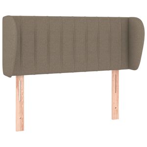 vidaXL h&ouml;fu&eth;gafl me&eth; eyrum Taupe 83x23x78/88 cm Efni