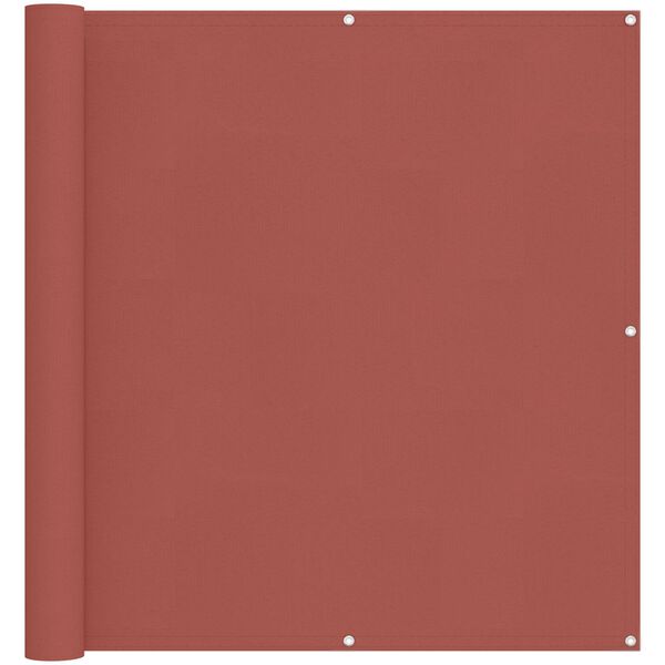 vidaXL Bakar&iacute; Skj&aacute;r terracotta 110 x 300 cm Oxford efni