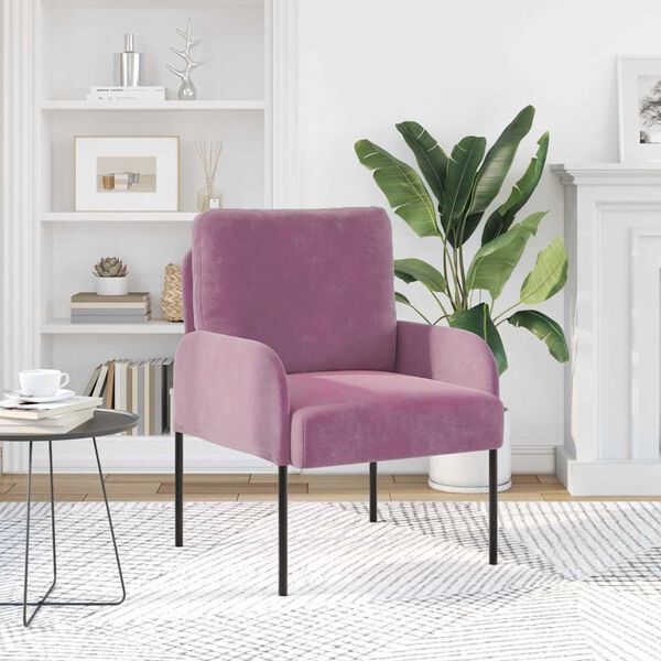 vidaXL S&oacute;far me&eth; p&uacute;&eth;i 55cm Fj&oacute;lubl&aacute;r Krossvi&eth;ur