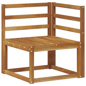 vidaXL &Uacute;ti Hornsofa Hrein akas&iacute;utr&eacute; N&aacute;tt&uacute;rulegur 63 x 63 x 73 cm