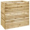 vidaXL Upph&aelig;kka&eth; Be&eth; 100x50x100 cm Gagnvarinn Furuvi&eth;ur