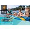 Intex Challenger 3 Sett G&uacute;mm&iacute;b&aacute;tur me&eth; &Aacute;rum og Pumpu 68370NP