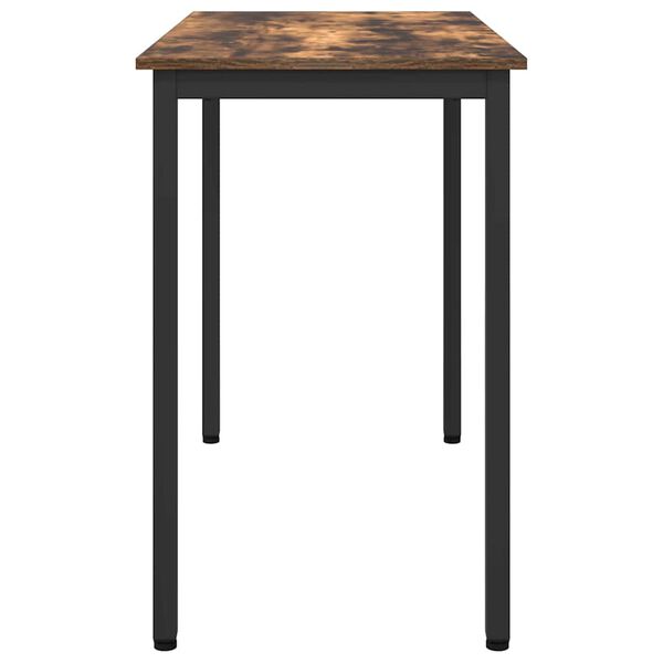 vidaXL bor&eth; Rau&eth;-eik 100 x 50 x 76,5 cm Vinnslutr&eacute; og st&aacute;li