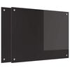 vidaXL Eldh&uacute;sbak 2 pcs Svartur 80 x 60 cm hertu&eth; gler