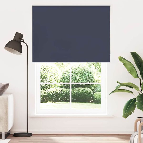 vidaXL R&uacute;llugard&iacute;nur Blackout D&ouml;kkbl&aacute;r 160x230 cm Efni Breidd 156,6 cm
