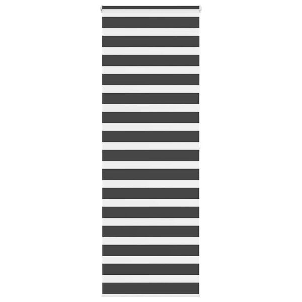 vidaXL Zebra Gard&iacute;na Sv&ouml;rt 75x200 cm Efni Breidd 70,9 cm P&oacute;l&yacute;ester