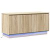 vidaXL Sj&oacute;nvarpssk&aacute;pur Sonoma Eik 100 x 38 x 49 cm Samsettur vi&eth;ur