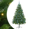 vidaXL J&oacute;latr&eacute; me&eth; 300 LED me&eth; standi Gr&aelig;nn 180 cm PE