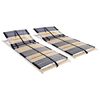 vidaXL R&uacute;mbotnar me&eth; 42 &THORN;versp&yacute;tum 2 stk. 7 Sv&aelig;&eth;i 70x200 cm