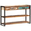 vidaXL Skenkur 120x30x75 cm Gegnheill Endurn&yacute;ttur Vi&eth;ur