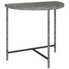 vidaXL Gar&eth;bor&eth; Gr&aacute;tt 80x50x75 cm P&oacute;l&yacute;rattan