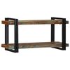vidaXL Vegghilla Marglitur Solid Wood Endurunni&eth;