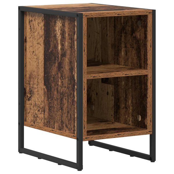 vidaXL N&aacute;ttbor&eth; Gamall vi&eth;ur 39.5 x 30 x 50 cm Samsettur vi&eth;ur