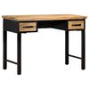247758 vidaXL Writing Table 110x50x76 cm Solid Mango Wood