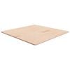 vidaXL Ferhyrnd Bor&eth;plata 90x90x1,5 cm &Oacute;me&eth;h&ouml;ndlu&eth; Gegnheil Eik