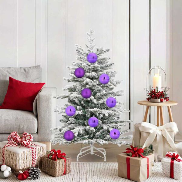 vidaXL J&oacute;la skrautssett XL 15 pcs Lillabl&aacute;r Plast