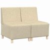 vidaXL Sofaeiningar &aacute;n handfanga 2 pcs Rj&oacute;malitur 55 x 74 x 82 cm