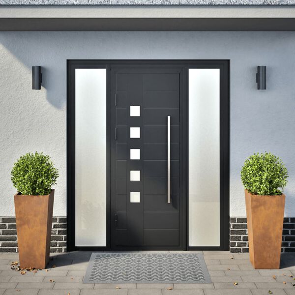 vidaXL Gar&eth;pl&ouml;ntur 2 stk 35x35x75 cm Ve&eth;urst&aacute;l