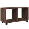 vidaXL Veggsk&aacute;pur Br&uacute;n Eik 72x33x42,5 cm Samsettur Vi&eth;ur