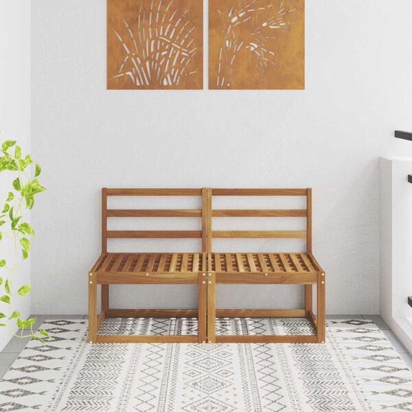 vidaXL 2 Stykki &Uacute;tis&oacute;fi &iacute; mi&eth;junni Hrein akas&iacute;utr&eacute; N&aacute;tt&uacute;rulegur