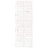vidaXL Rennihur&eth; Hv&iacute;t 80x1,8x214 cm Gegnheil Fura