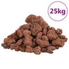 vidaXL Vikur 25 kg Rau&eth;ur 1-2 cm